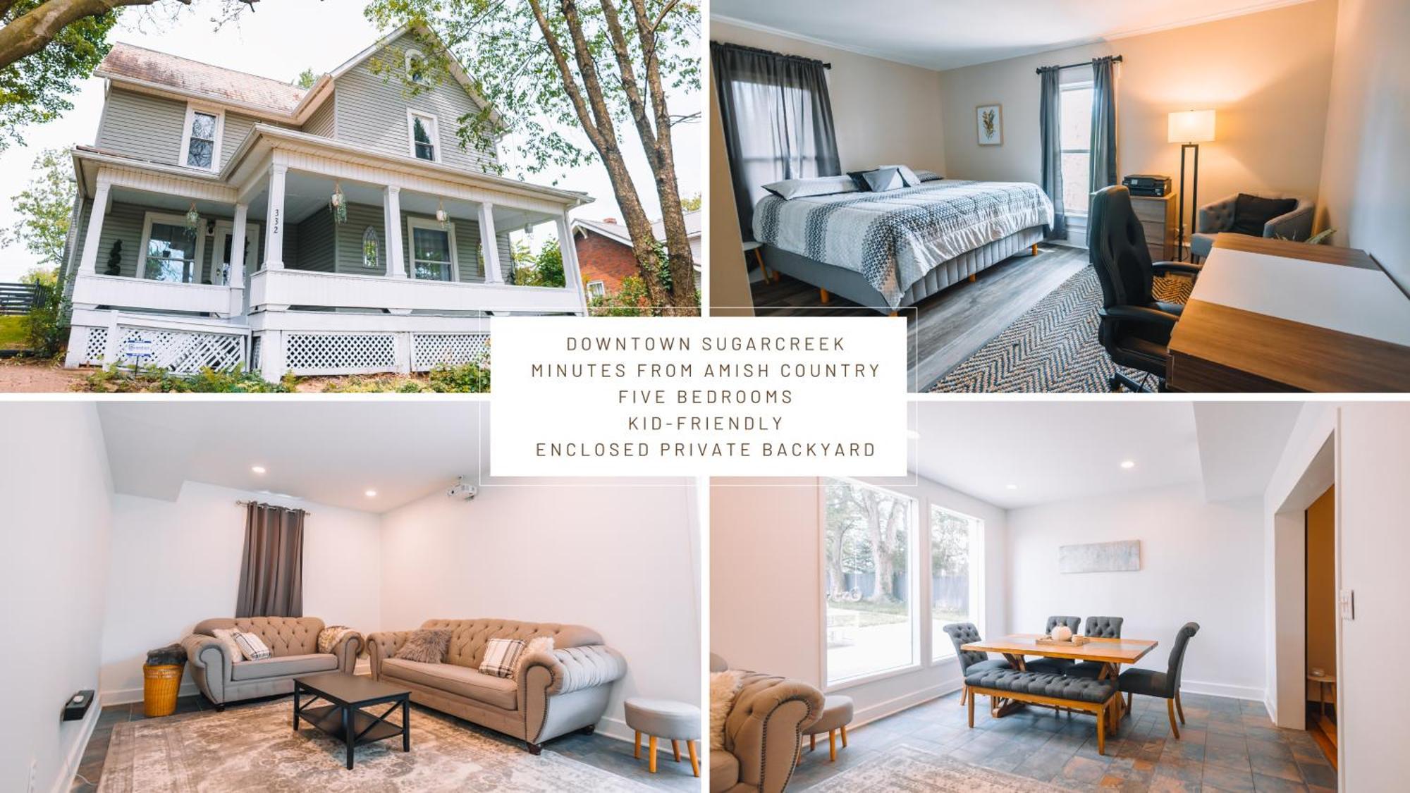 Downtown Escape Great For Large Families & Groups Villa Sugarcreek Ngoại thất bức ảnh